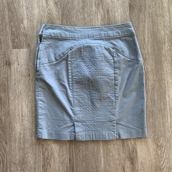 Anthropologie Leifsdottir Grey Jean Skirt - Picture 4 of 4